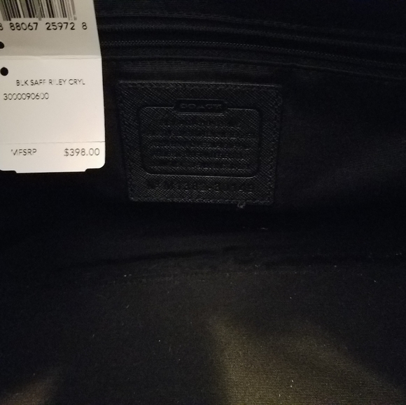 Coach Black Saff Riley Carryall - Picture 3 of 9